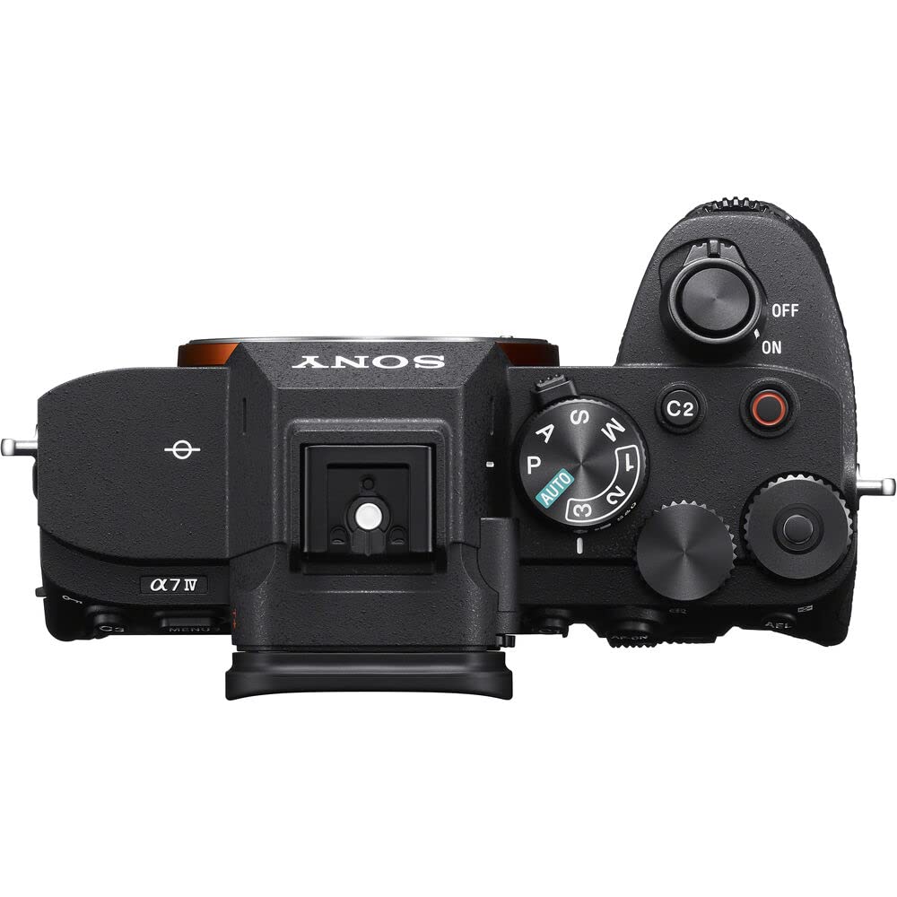 Sony A7 Iv Mirrorless Camera Ilce-7M4/B, Sony Fe 24-70 Lens, 64Gb Memory Card, Filter Kit, Bag, Np-Fz100 Compatible Battery, Car