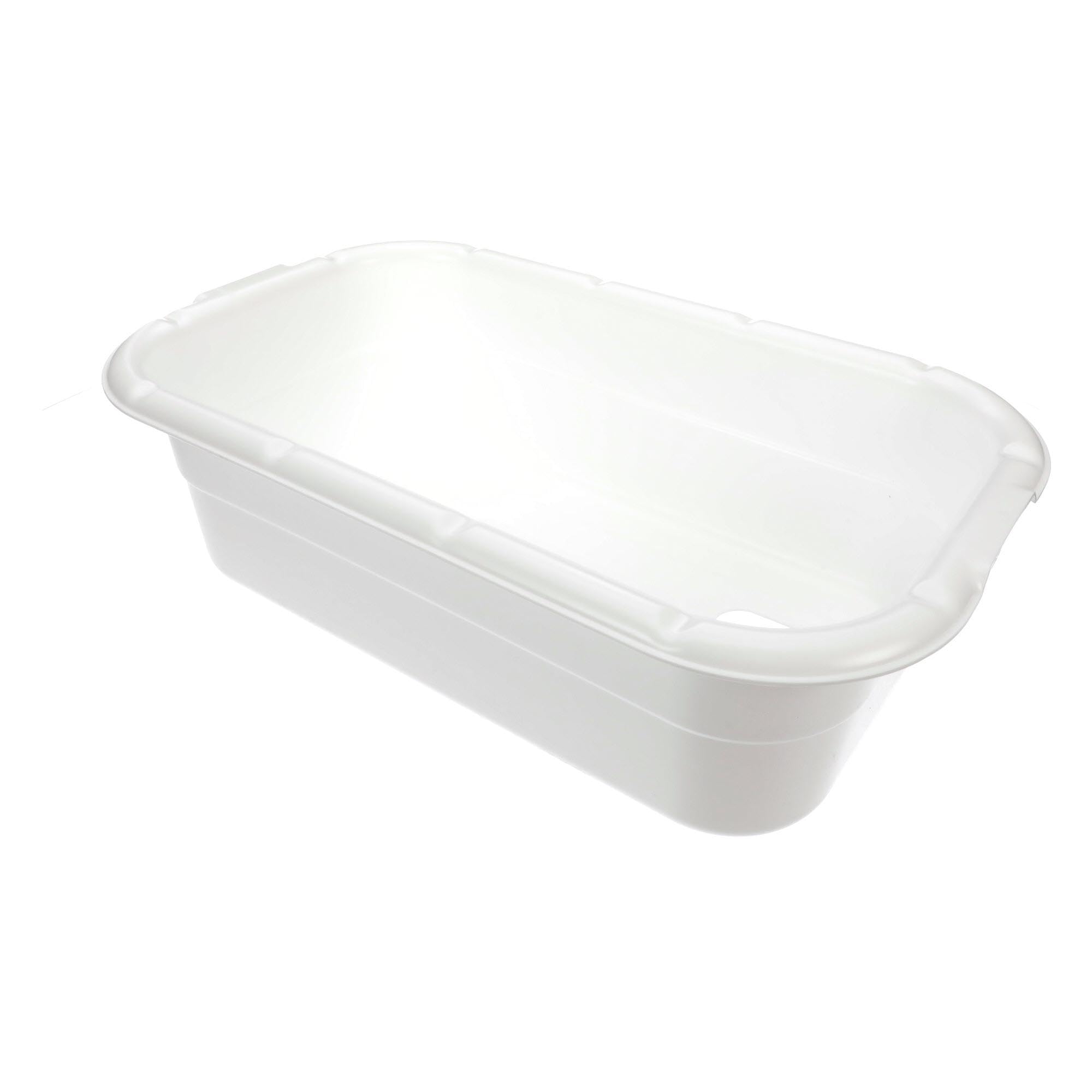 Ayr King B302 White Plastic Lug with Hole, 7.75 Deep