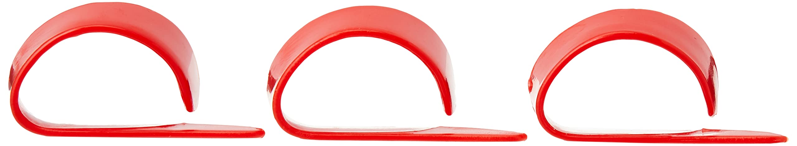 Jim Dunlop 9051R Red Delrin Thumbpicks, Medium, 12/Bag