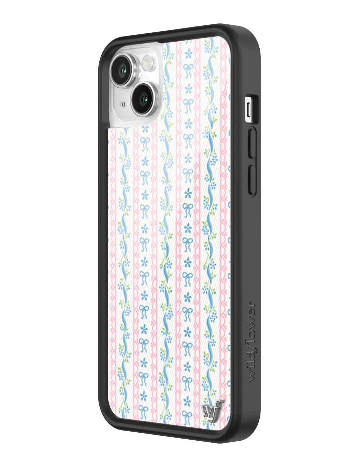 Wildflower Cases - Compatible With Iphone 14 Plus | Protective Black Bumper, 4Ft Drop Test Certified, Women Owned Small Business