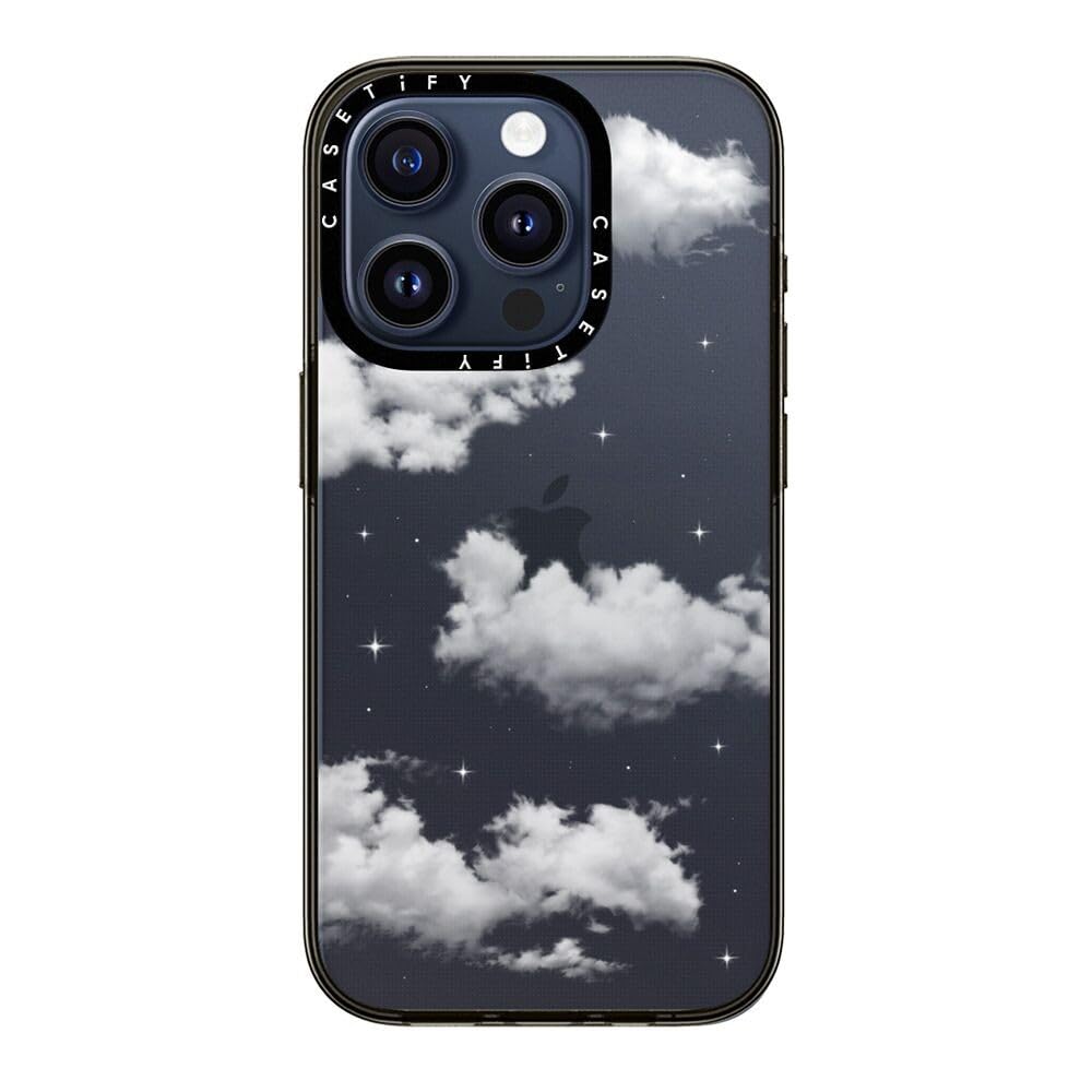 Casetify Compact Iphone 15 Pro Case [2X Military Grade Drop Tested / 4Ft Drop Protection]   A Dream   Clear Black