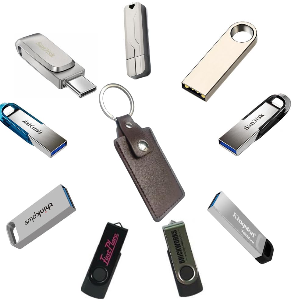 Qiaotlb 2Pcs Leather Usb Storage Case Usb Flash Drive Leather Cover For Usb Flash Drive Leather Case For Usb Drive Flash Drive H