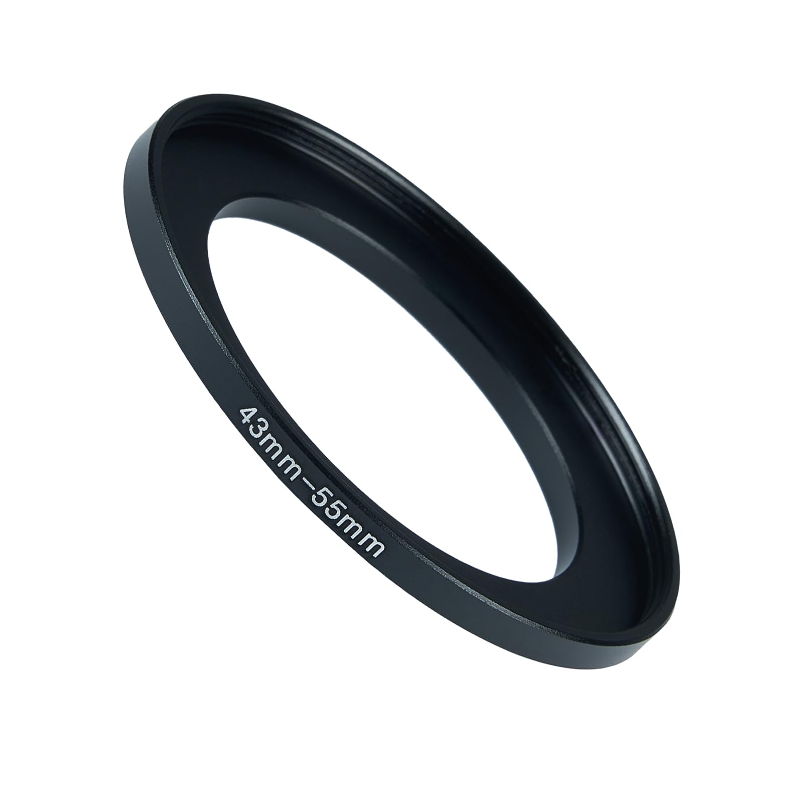 Gznly 43Mm To 55Mm Step Up Adapter Rings Filter Adapter Black Metal Step Down Filter Ring Adapter Compatible With All Brand Uv C