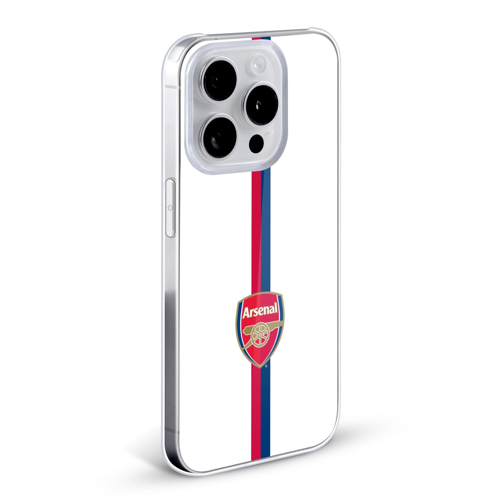 Head Case Designs Officially Licensed Arsenal Fc Stripes 1 Crest 2 Hard Back Case Compatible With Apple Iphone 12 / Iphone 12 Pr