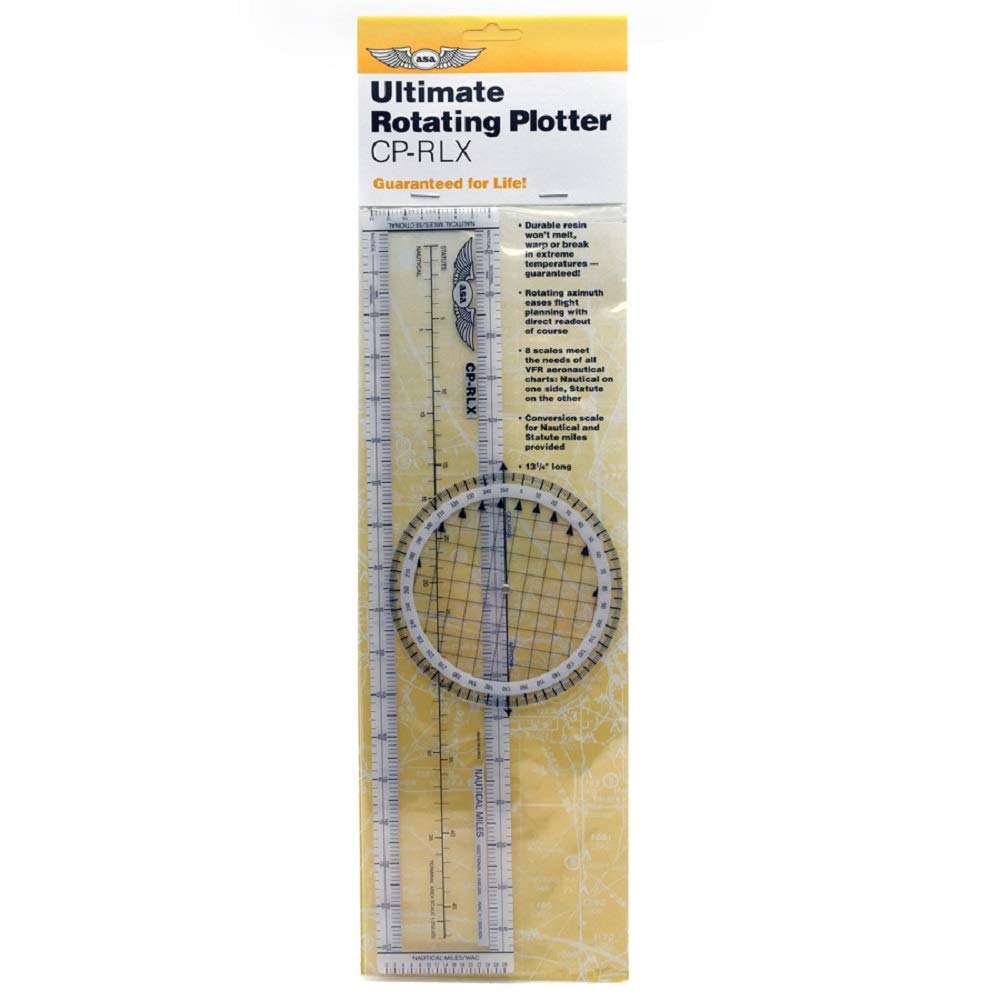 Rotating Flight Navigation Plotter (Lexan)   Aviation