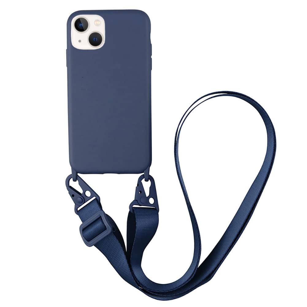 Cquukoi Compatible With Iphone 6 Plus/7 Plus/8 Plus,Crossbody Phone Case With Lanyard Cute Soft Silicone Case With Adjustable Sh