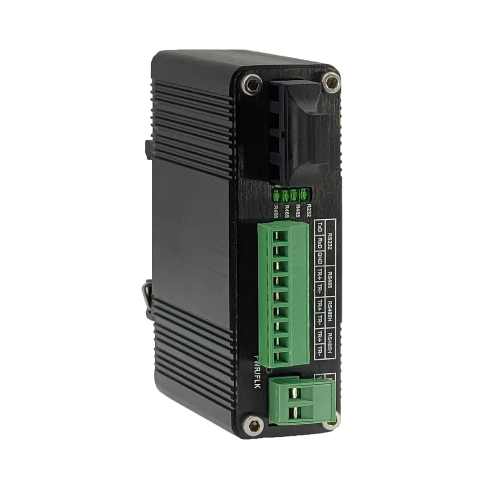 Industrial Serial Rs232 Rs485 Rs422 To Fiber Converter Bidirectional High Speed Optic Modem Sc Single Mode 20Km 1310Nm Serial Ov