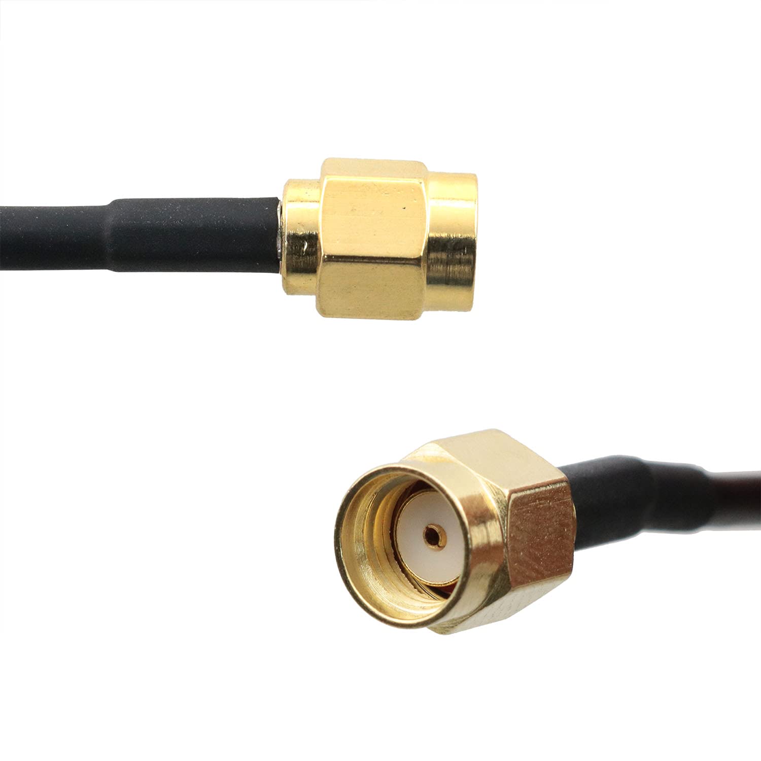 Mutai Rp Sma Extension Cable 5M Rp Sma Male To Rp Sma Female Bulkhead Mount Rg174 Wifi Antenna Extension Coaxial Cable For Wifi