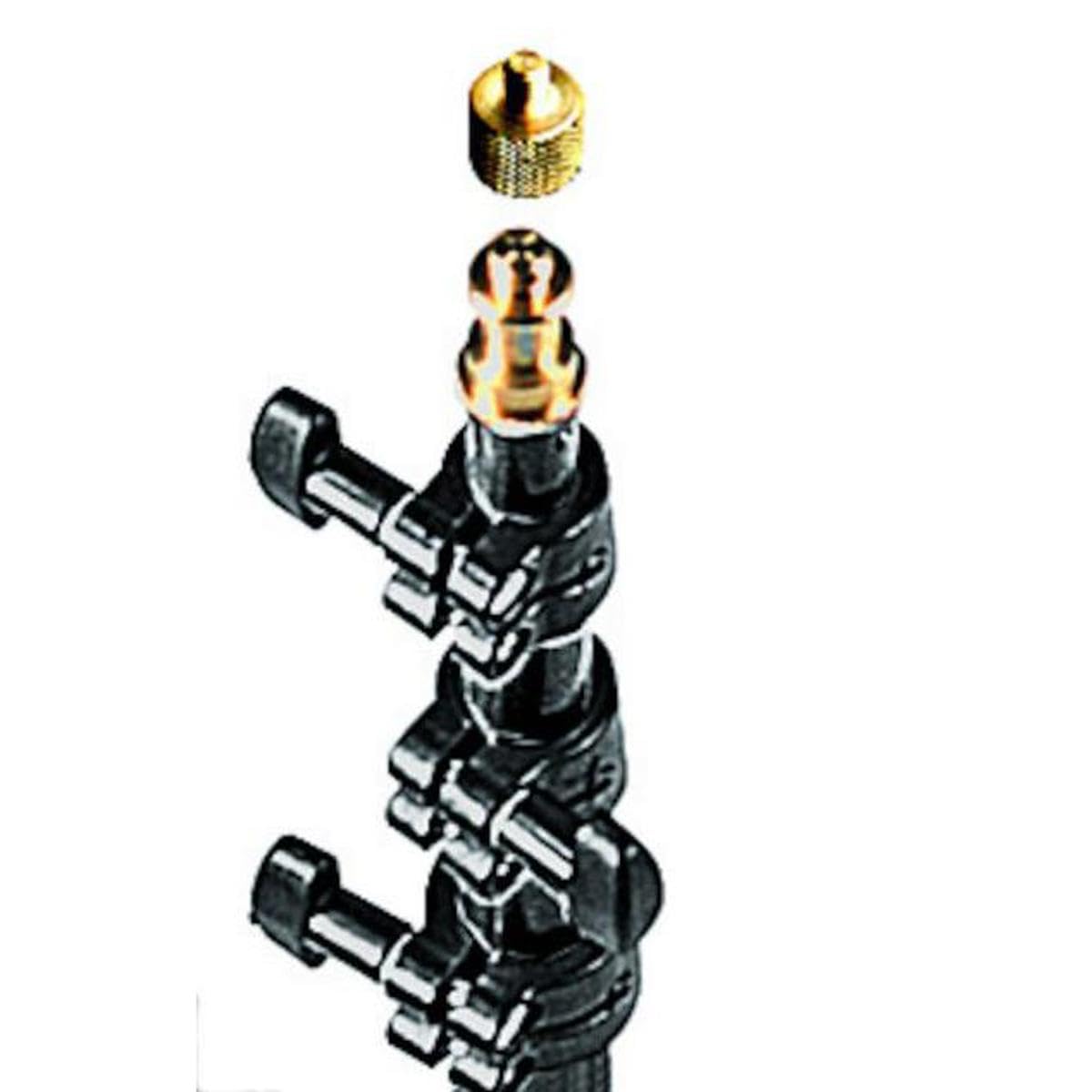 Manfrotto 156Blb 4 Feet Aluminum Mini Kit Stand With 015 Top (Black)