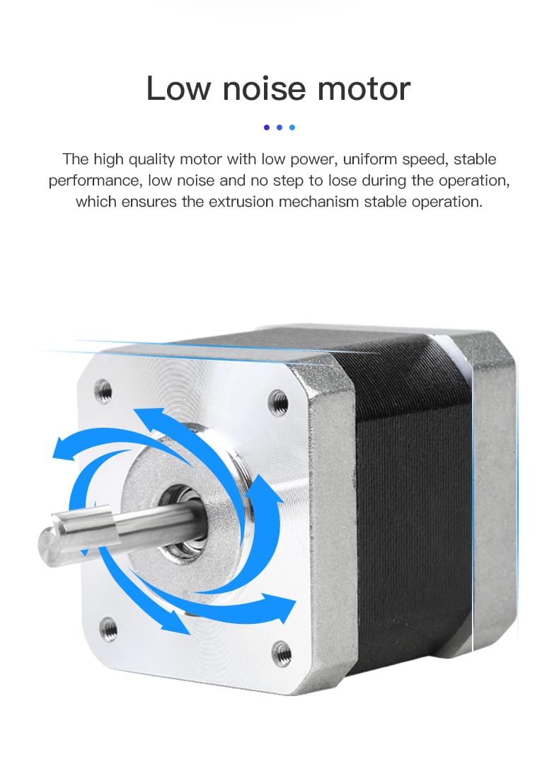 Ender 3 V2 Stepper Motor With Gear Compatible With Ender 3 V2, Ender 3 Pro, Ender 3 Max Cr 6 Max, Cr6 Se, Cr 10 Smart, Ender 3 V