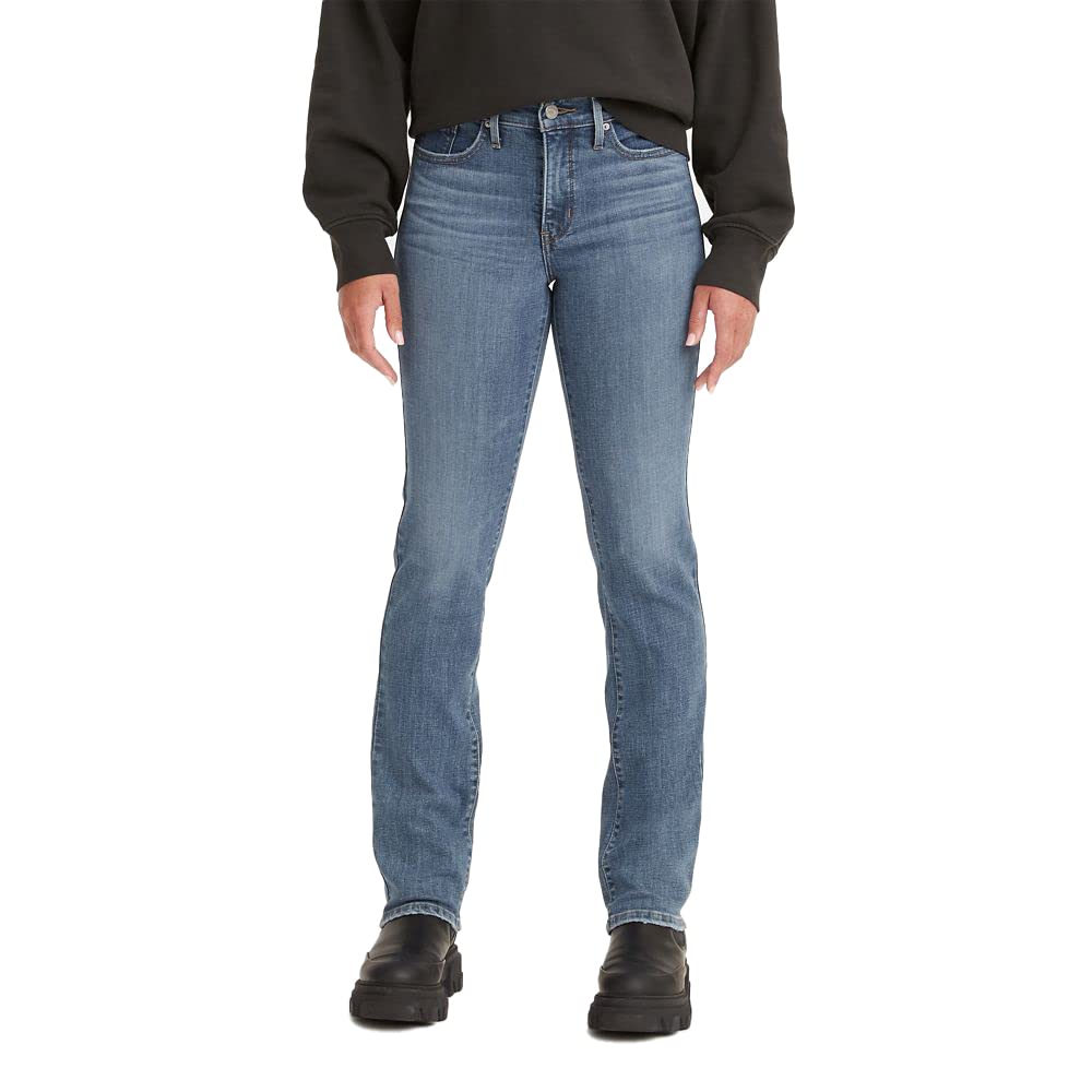 Levis Womens 314 Shaping Straight Jeans, Lapis Gem Medium Indigo, 30