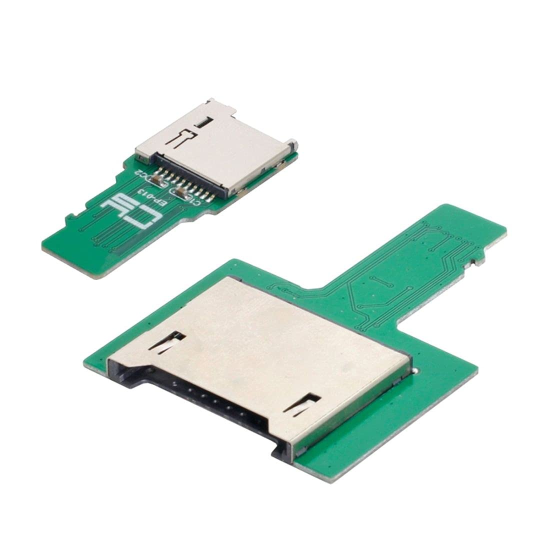 Chenyang 2Pcs TF Micro SD Card Male Extender to SD Card Female Extension Adapter PCBA SD/SDHC/SDXC UHS III UHS 3 UHS 2