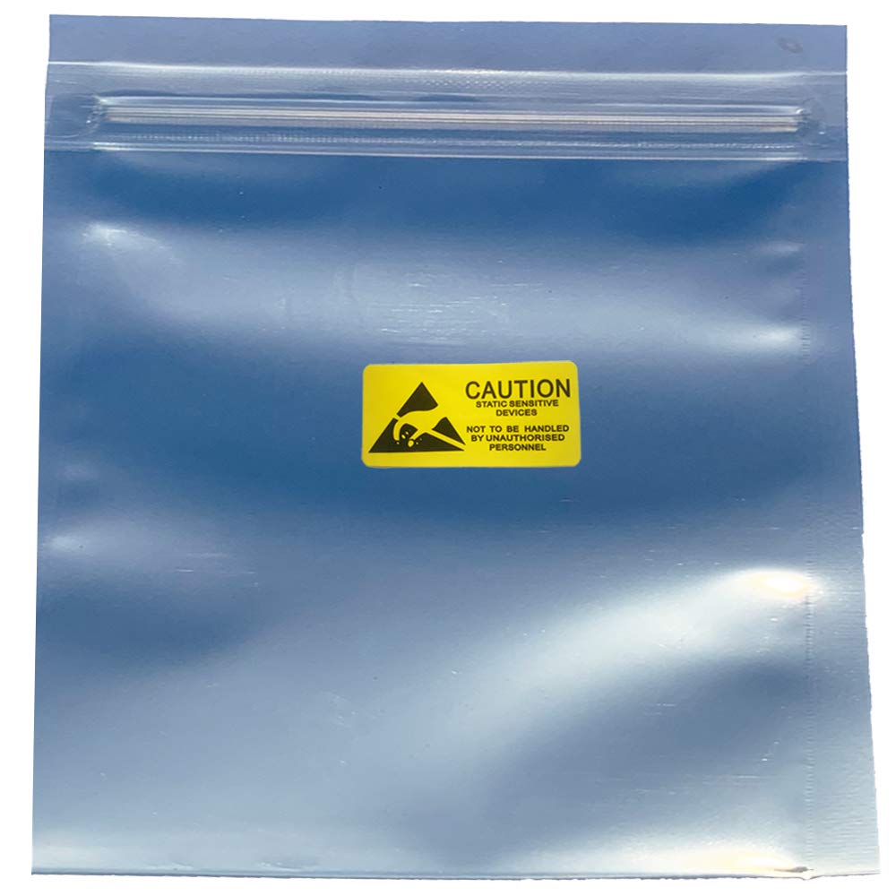 Daarcin 30Pcs Large Anti Static Bags,Resealable Esd Bags 8.26X9.45In/21X24Cm With Labels For Hard Drive Ssd Hdd And Electronic D