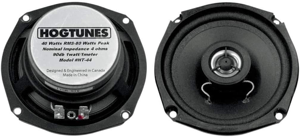 Hogtunes Ht44 4.25'' Replacement For Front And/Or Rear Speakers (2 Pack), Fits 1986 1996 Harley Davidson Motorcycles