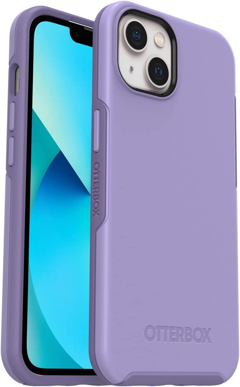 Otterbox Iphone 13 (Only) Symmetry Series Case   Rest Purple, Ultra Sleek, Wireless Charging Compatible, Raised Edges Protect Ca