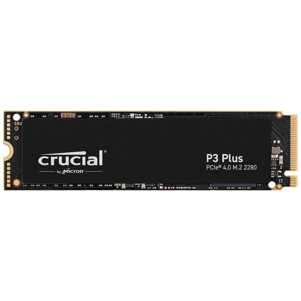 Crucial P3 Plus 500Gb Pcie Gen4 3D Nand Nvme M.2 Ssd Up To 5000Mbs   Ct500P3Pssd8
