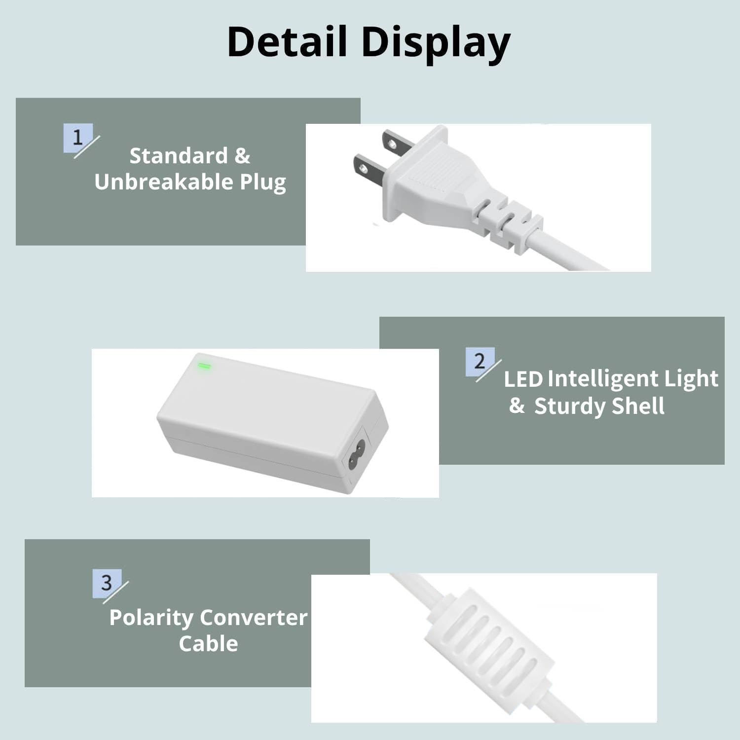 HCHNH Power Cord for Cricut Explore Air 2 - 18V AC DC Adapter, White, Compatible with Maker/Expression 2/Explore/Explore One