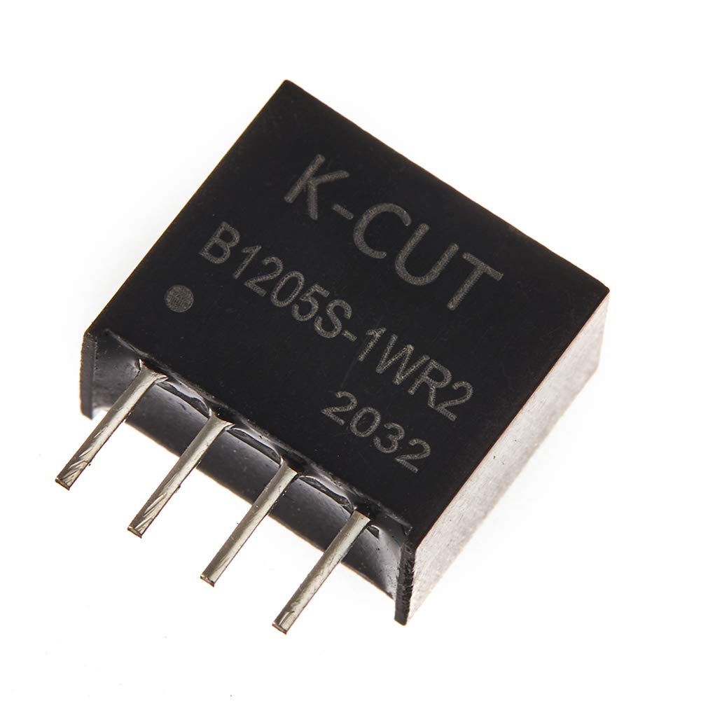 Bridgold 2Pcs B1205S 1Wr2 B1205S Dc/Dc Converter Input 12V Output 5V Isolation Power Supply Module Step Down High Efficiency Mod