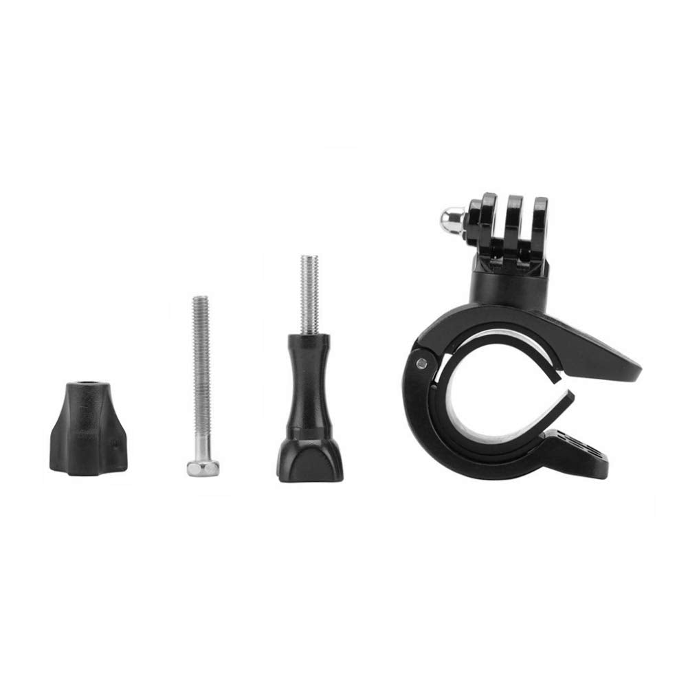 Motorcycle Bike Handlebar Mount,Rotation Bicycle Seatpost Mount For Gopro Hero 4 5 6 7 8 9 10 11 Black Silver Session, Akaso/Cam
