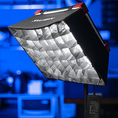 Ambitful 35.5Cm X 29.5Cm Led Video Light Diffuser Honeycomb Grid Softbox Led Panel Light Softbox + Honeycomb Grid For Led Panel