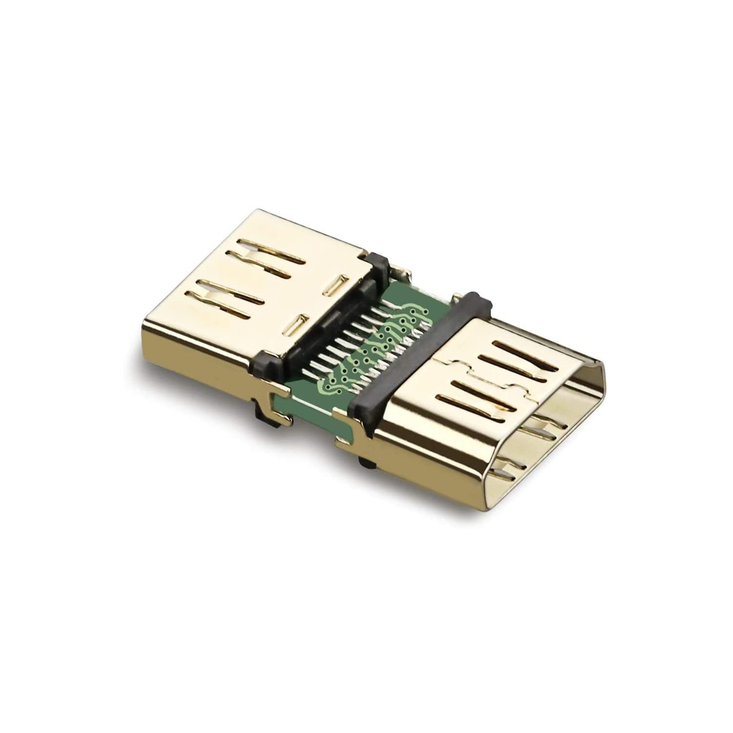 Victek 5 Pack Hdmi Keystone 4K Female To Female Coupler No Delay Snap In For Wall Plate   White