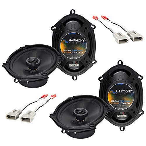 Harmony Audio Bundle Compatible with 1994-1997 Ford Ranger (2) HA-R68 5x7 6x8 New Factory Speaker Replacement Upgrade Package 22