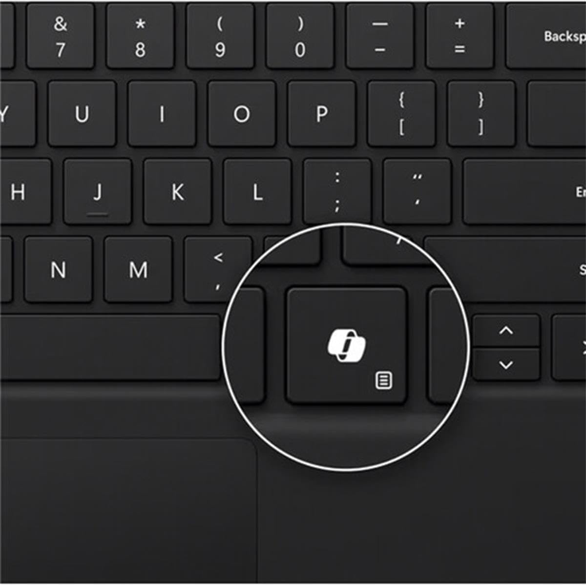 Microsoft Surface Pro Keyboard Without Pen Storage For Surface Pro Copilot+ (11Th Edition), Pro 10, 9, 8, And X, Black