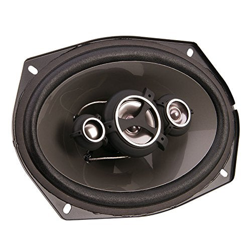 Soundstream Af.694 Arachnid Full Range 6X9' 4 Way 500W Speakers,Black And Silver