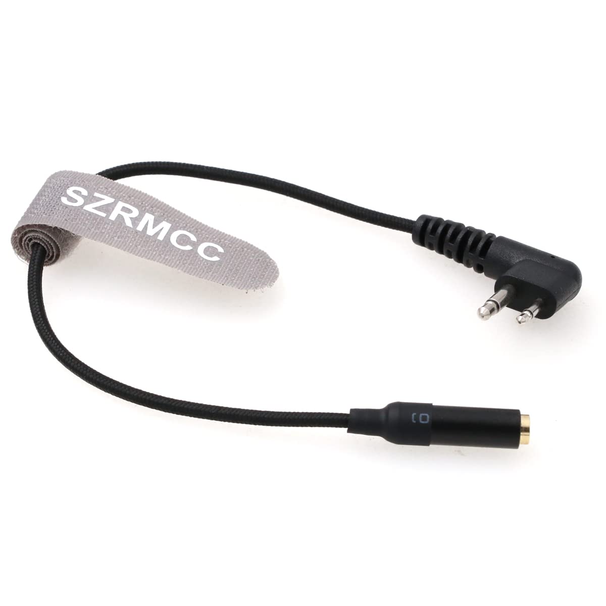 Szrmcc Hytera Hyt Tc500 Moto Rola Cp200 Intercom Radio Audio Adapter Cable 3.5 Female To Moto Rola 2 Pin M Connector