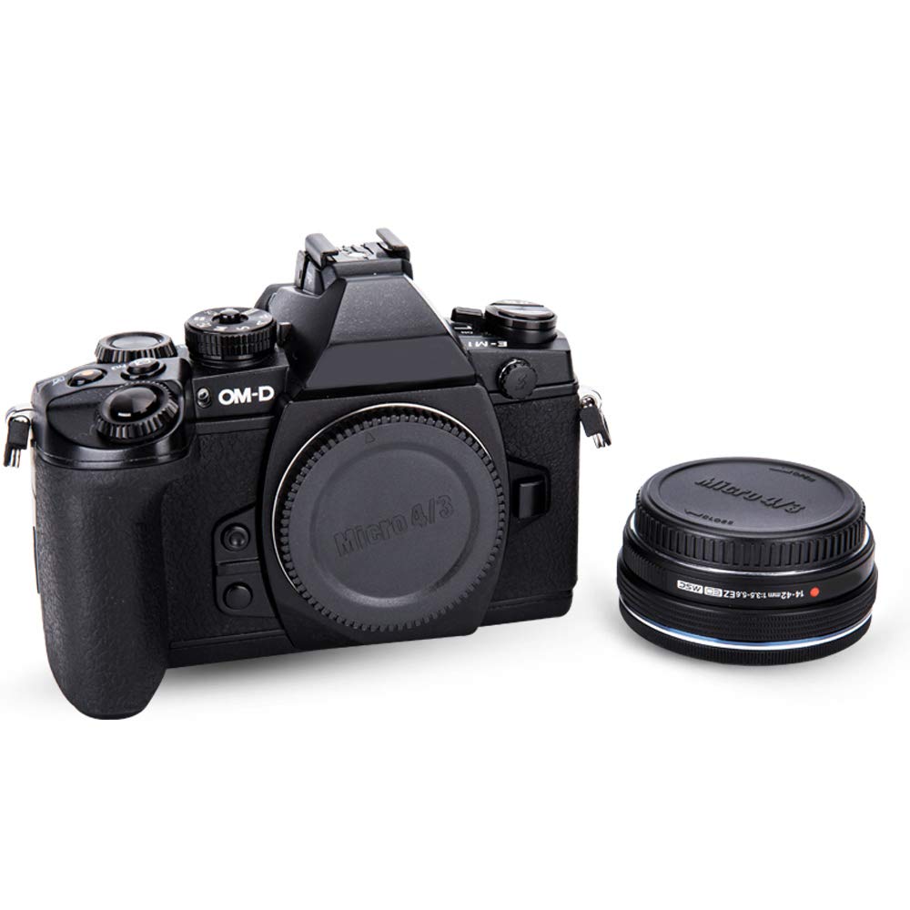 2 Pack Micro 4/3 Mount Body Cap & Rear Lens Cover For Panasonic G9 Ii G7 G85 G95 Gh7 Gh6 Gh5 Gh4 Gh3 Gx9 Gx8 Gx85 Gf9 Gf10 Olymp