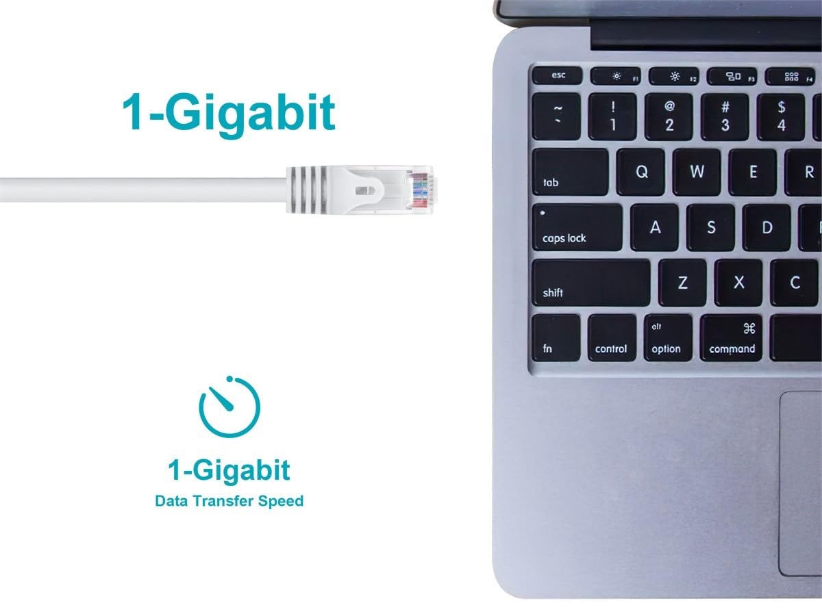 Monoprice   109836 Flexboot Cat6 Ethernet Patch Cable   Network Internet Cord   Rj45, Stranded, 550Mhz, Utp, Pure Bare Copper Wi