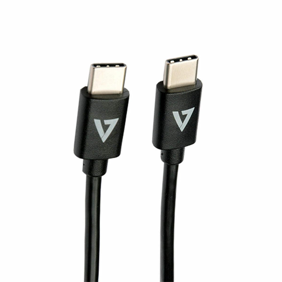 V7 Cables V7USB2C-2M USB 2 High-Speed USB C Cable Black