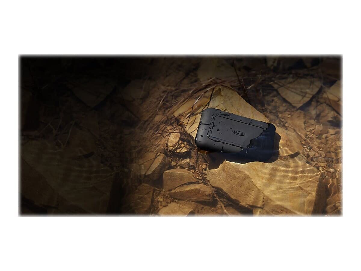 Lacie Rugged Ssd Pro 2Tb Solid State Drive - Usb-C Thunderbolt 3, Drop Shock Dust Water Resistant, For Mac And Pc Computer Deskt