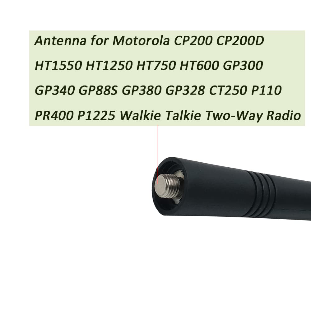 Bvmag Had9742A Vhf 146 174Mhz Antenna For Motorola Cp200 Cp200D Ht1550 Ht750 Ht1250 Ht600 Gp300 Gp340 Gp88S Gp380 Gp328 P110 Pr4
