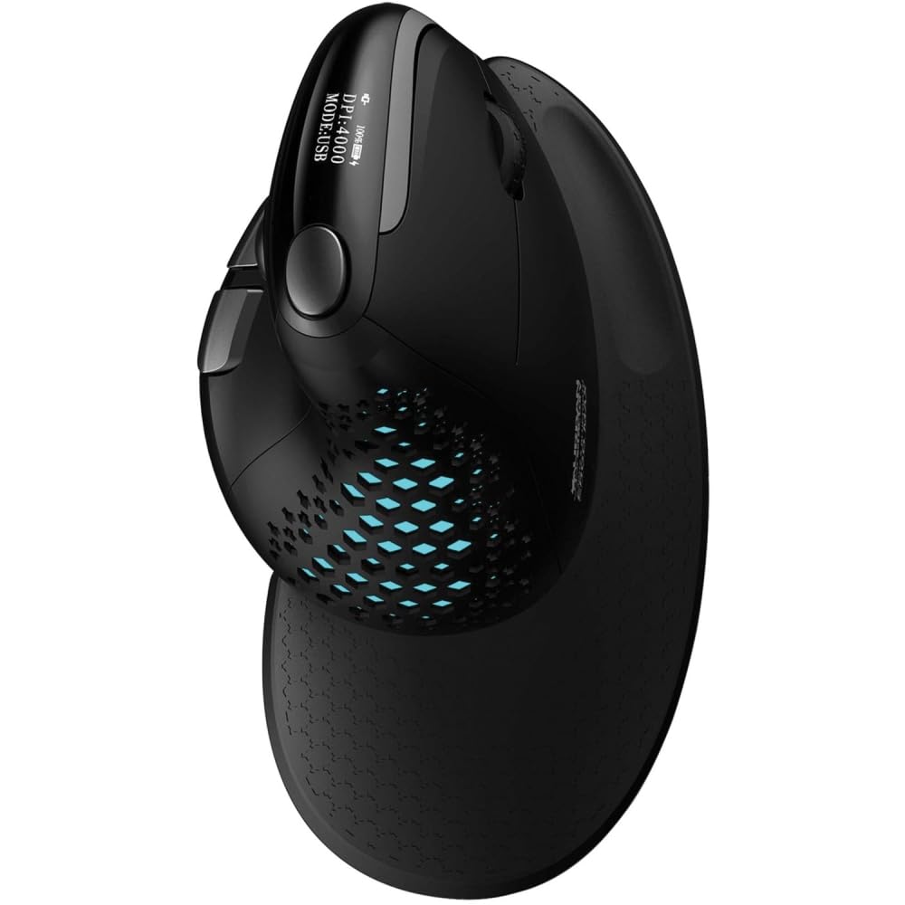 Ergo Pro Max: Wireless Right Hand Mouse - 2.4Ghz - Bt 5.0 - Rechargeable - 4000D