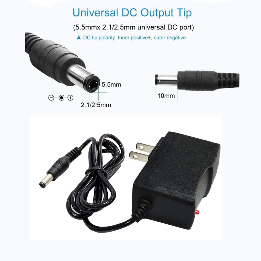 3V 1Amp Power Adapter Supply 100 240 Ac To Dc 3Volt 1000Ma 5.5Mmx 2.5Mm Plug 3V 1A Ac/Dc Power Supply Transformer