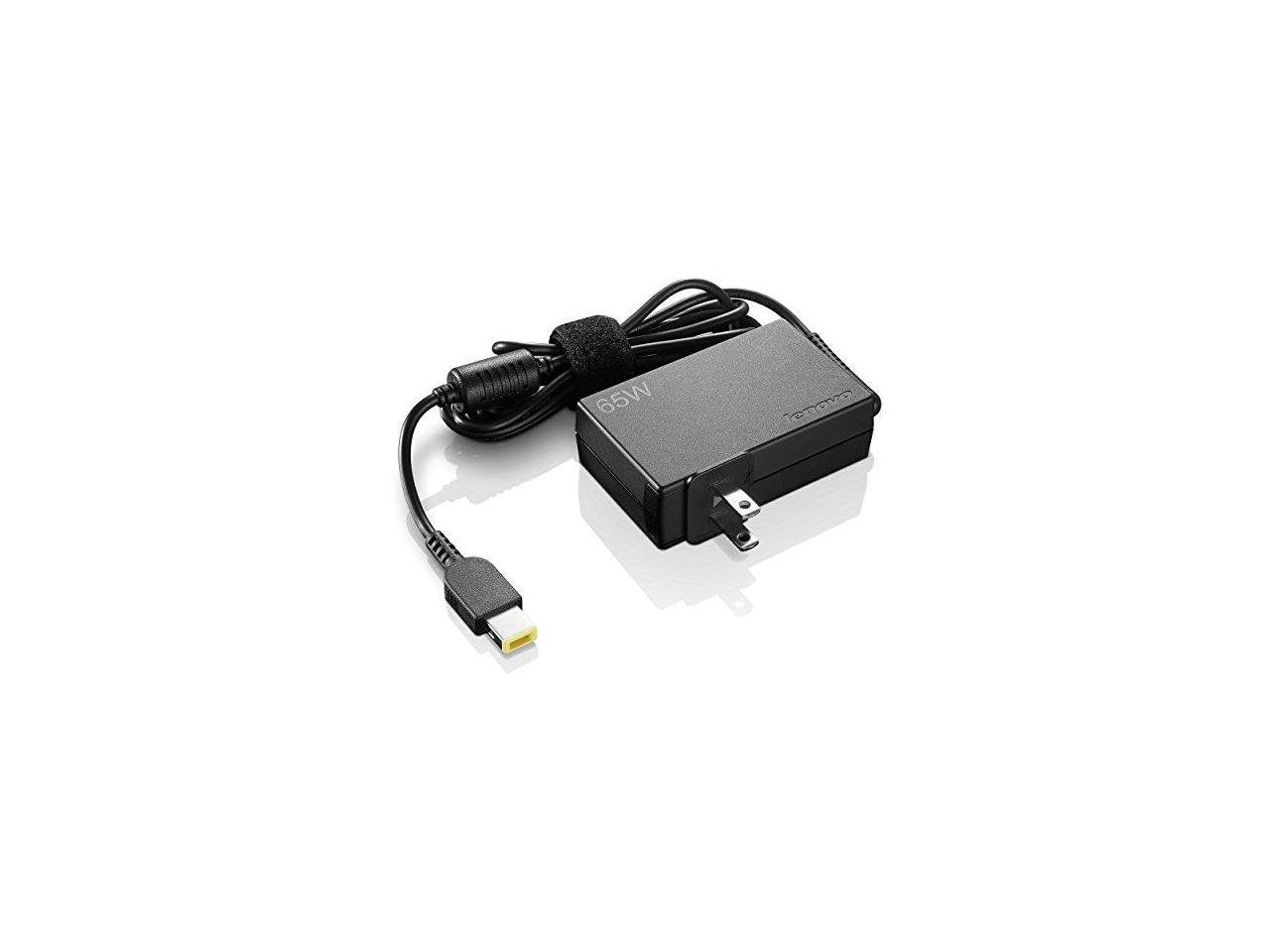 Lenovo 65W Travel AC Adapter for USA ( 4X20H15594 ),Black
