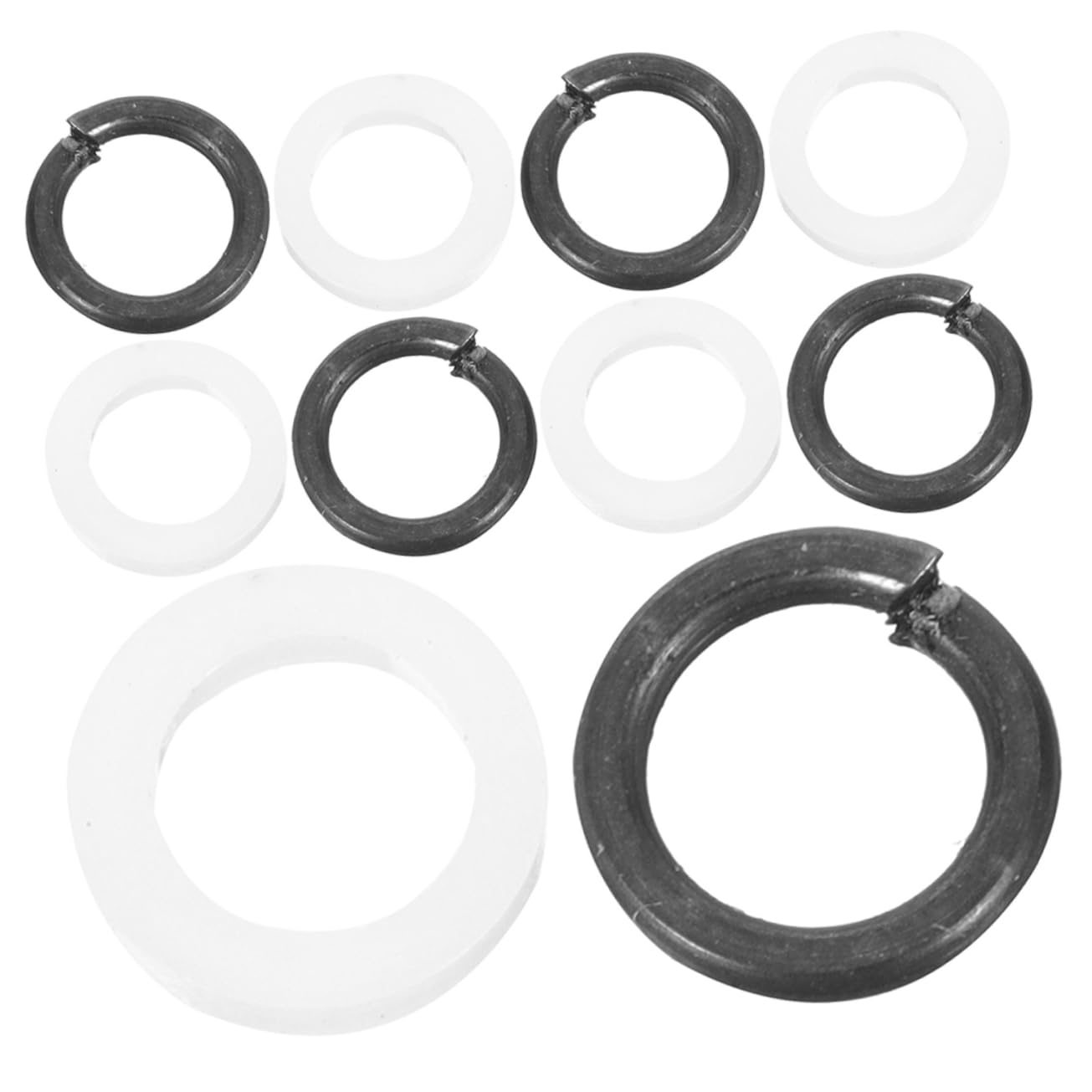 FUNOMOCYA 48pcs Nonslip Guitar Strap Lock Pads Plastic Guitar Strap Gaskets Bass Protector Accessories for Secure Installation