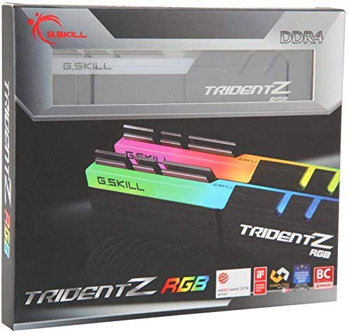 G.Skill Trident Z Rgb Series (Intel Xmp) Ddr4 Ram 16Gb (2X8Gb) 3200Mt/S Cl16 18 18 38 1.35V Desktop Computer Memory Udimm (F4 32