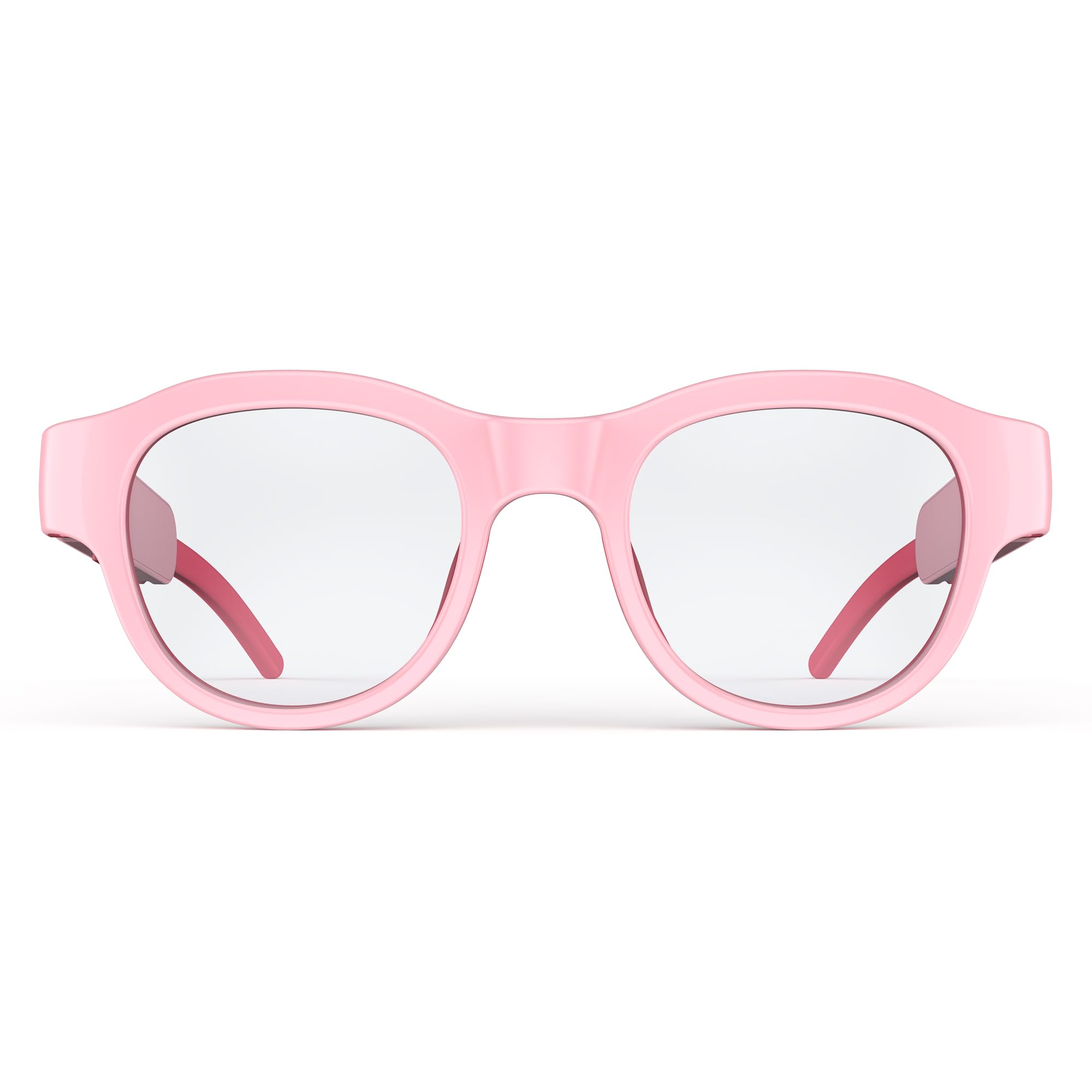 Kids Blue Light Glasses with Bluetooth glasses, Open-Frame Directional Stereo Sound, IPX4 Waterproof Smart glasses for Girls,RGB