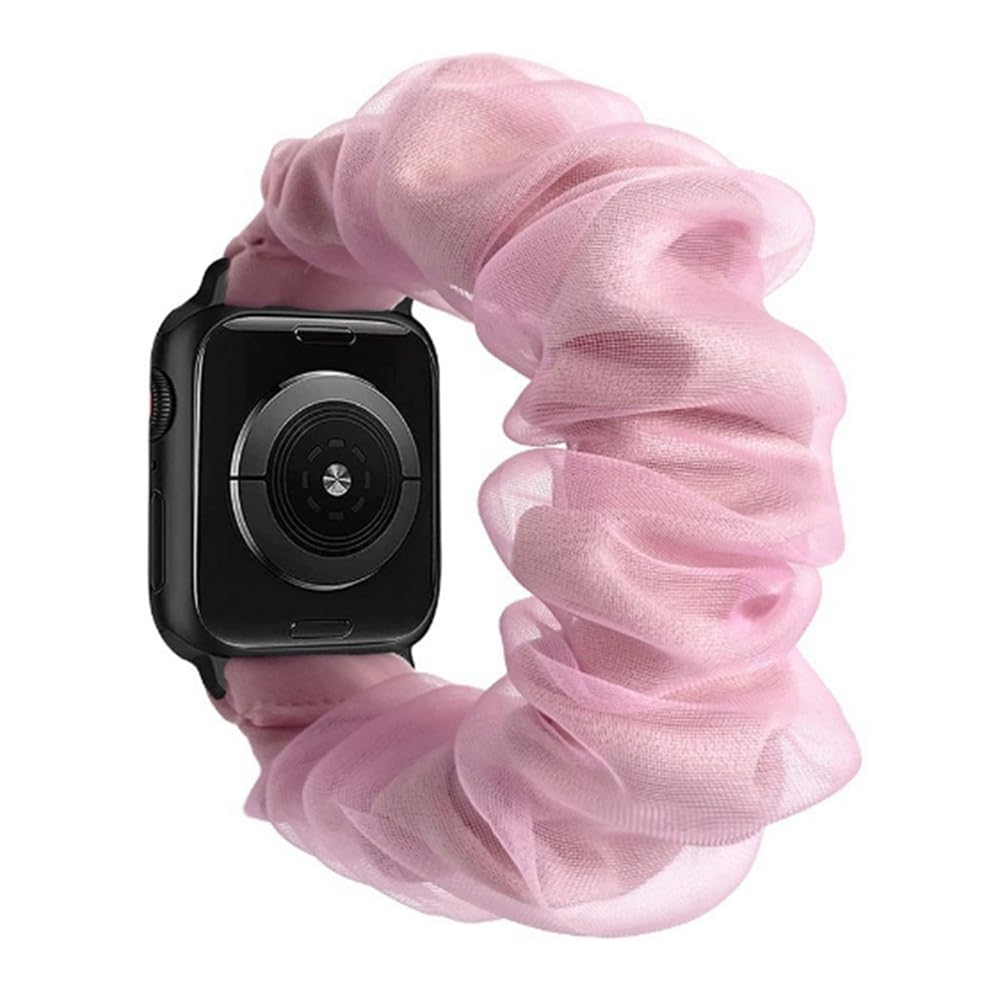 Tomcrazy Scrunchie Elastic Watchband For Apple Watch Band Series 8 Ultra 7 6 5 4 3 2 1 Se Watch Band For Iwatch 49Mm 45Mm 41Mm 4