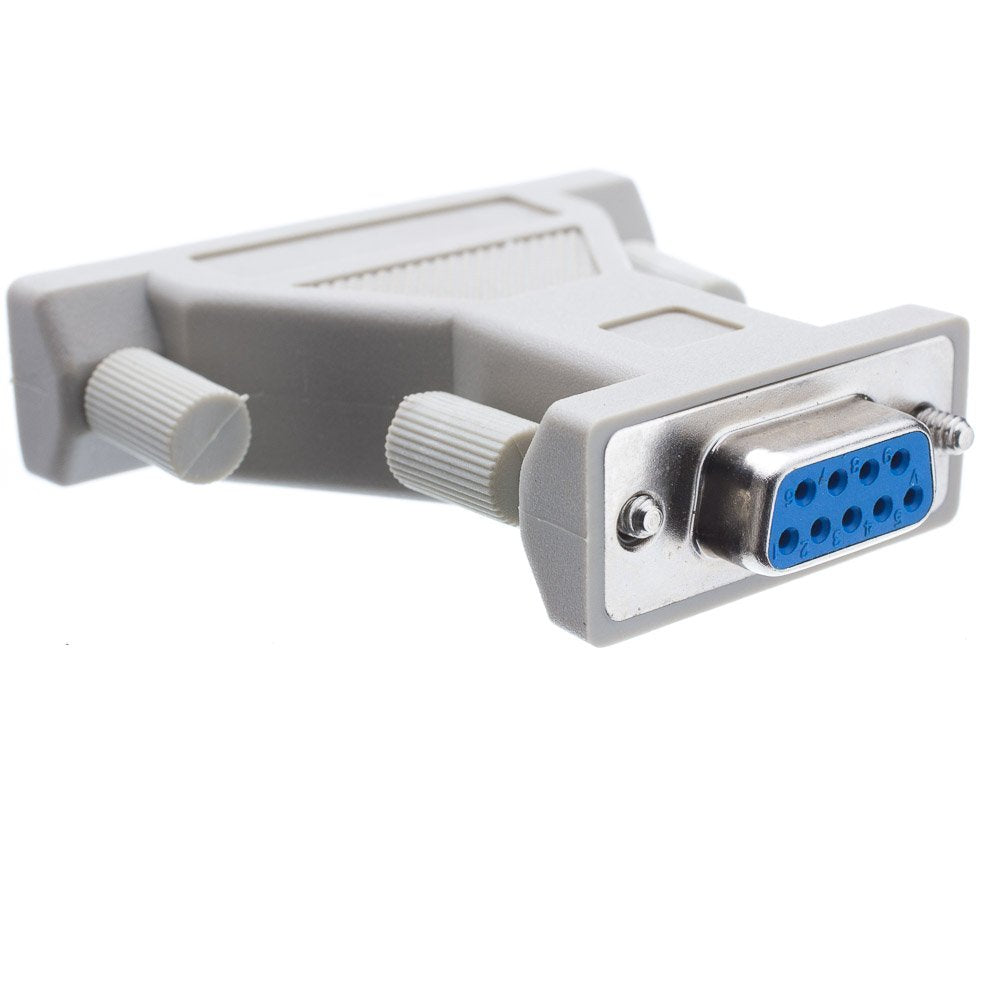 Serial/At Modem Adapter, Db9 Female To Db25 Female