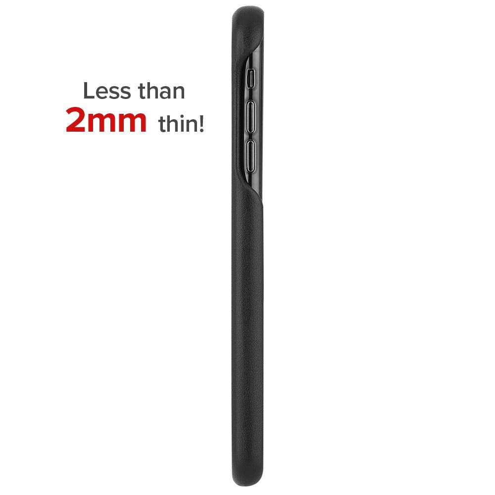 Case Mate   Iphone Xr Case   Barely There Leather   Iphone 6.1   Black Leather