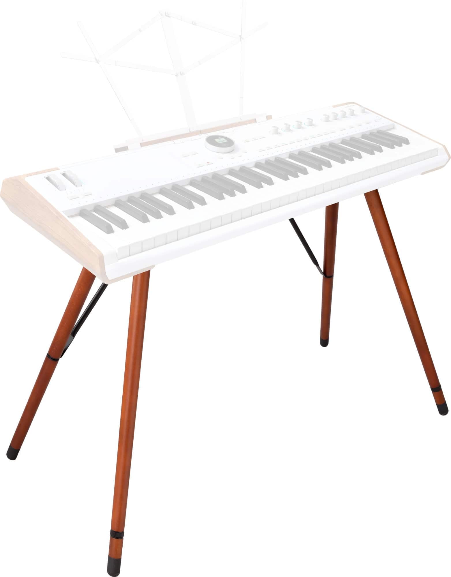 Arturia Wooden Legs For Astrolab, Keylab 88 Mkii And Polybrute   Adjustable, Sturdy And Elegant Stand