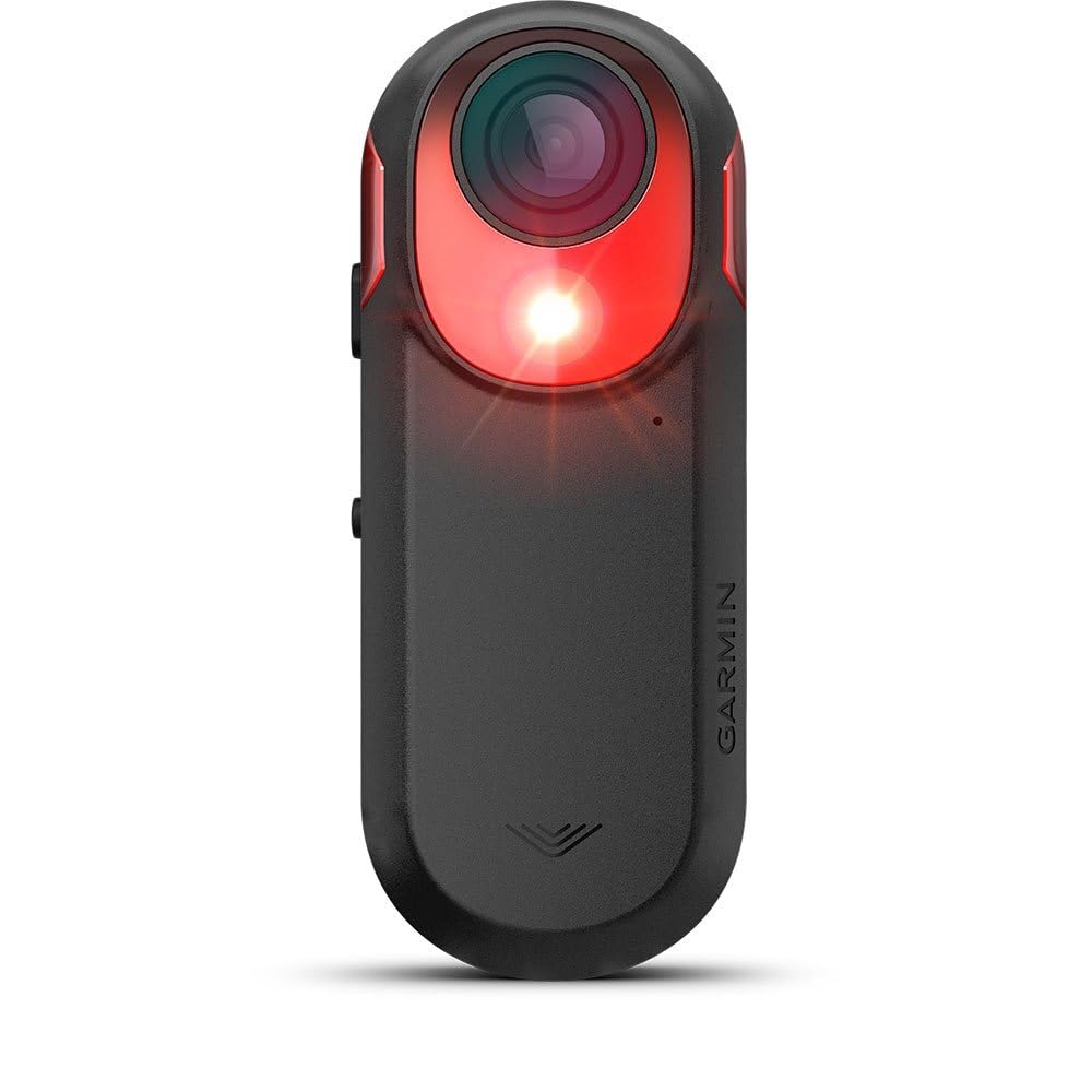 Garmin Varia RCT715, Bicycle Radar with Camera and Tail Light, Continuous Recording, Vehicle Detection