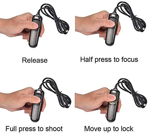 Pixel Wired Shutter Remote Control S2 Remote Shutter Release Cable For Sony Cameras, Replaces Sony Rm-Spr1