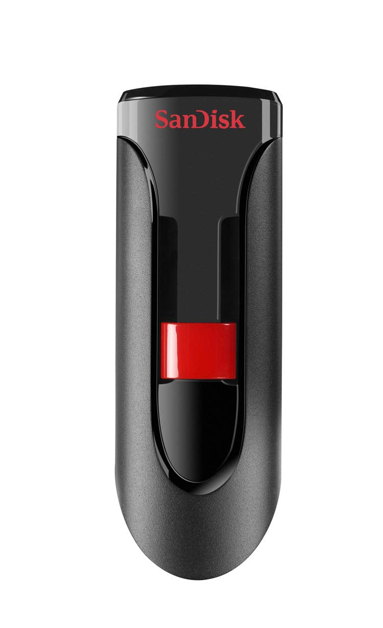 Sandisk 64Gb 10-Pack Cruzer Glide Usb 2.0 Flash Drive (10X64Gb) - Sdcz60-064G-B10Ct, Black