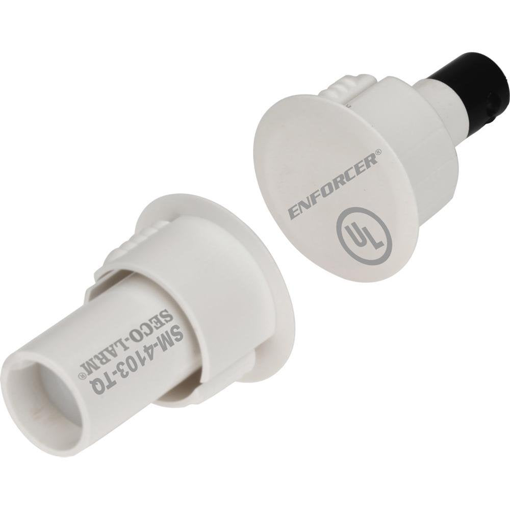 Seco Larm Sm 4104 Tq/W Steel Door Recessed Contact N.C.1'' Gap (White)