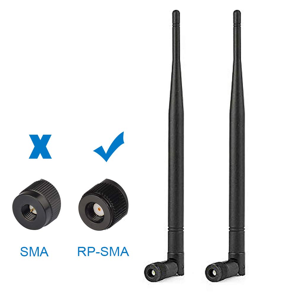 Bingfu 4G Lte Cellular Trail Camera Antenna 5Dbi Rp Sma Male Antenna (2 Pack) Compatible With 4G Lte Cellular Trail Camera Game