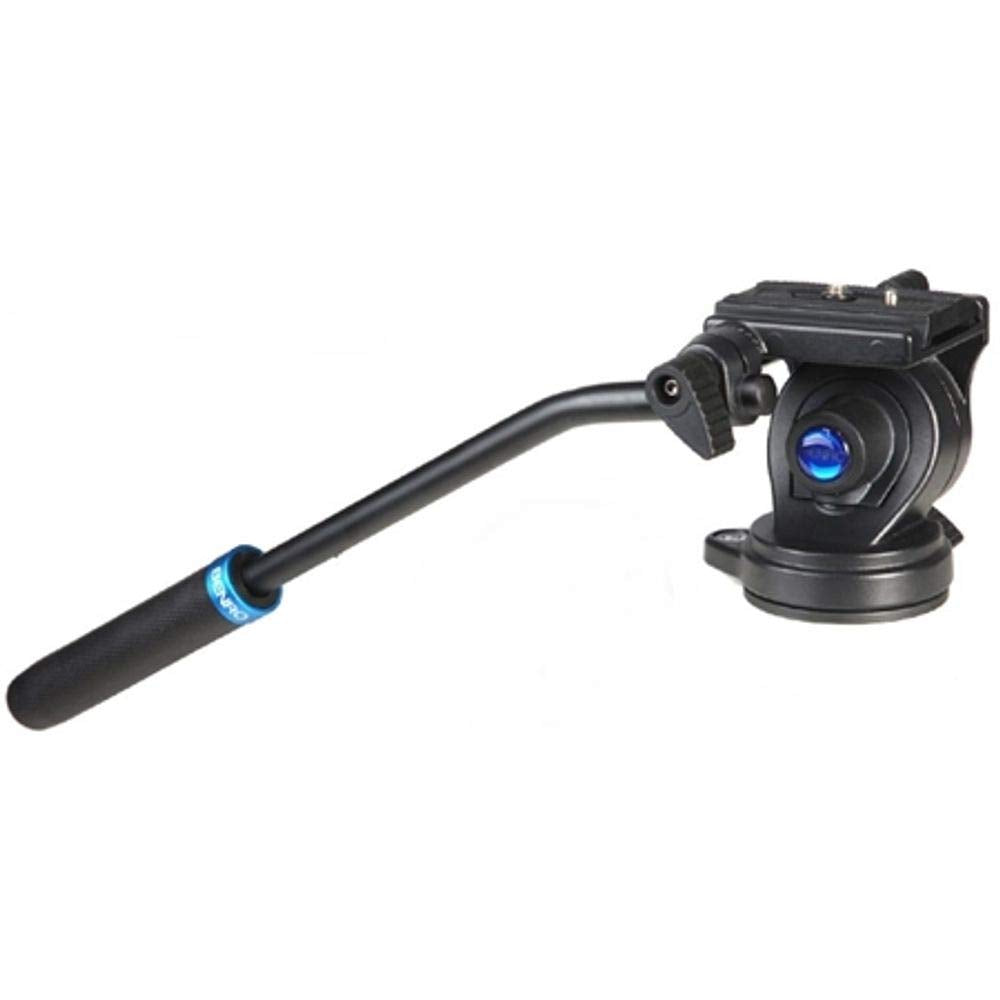 Benro A38Tds2 Monopod With 3 Leg Locking Base And S2 Head, 4 Leg Sections, Twist Lock Leg Release (Black)
